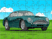 Aston Martin Puzzle De Dessin Animé