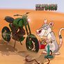 Rat Sur Un Dirt Bike