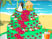 Gâteau De Mariage D’Été Hawaïen