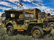 Puzzle De Jeep Militaire