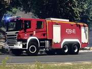Scie Sauteuse De Camion De Pompiers Scania