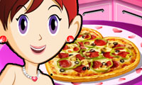 Pizza De La Saint-Valentin: Cours De Cuisine Saraand#8217;S