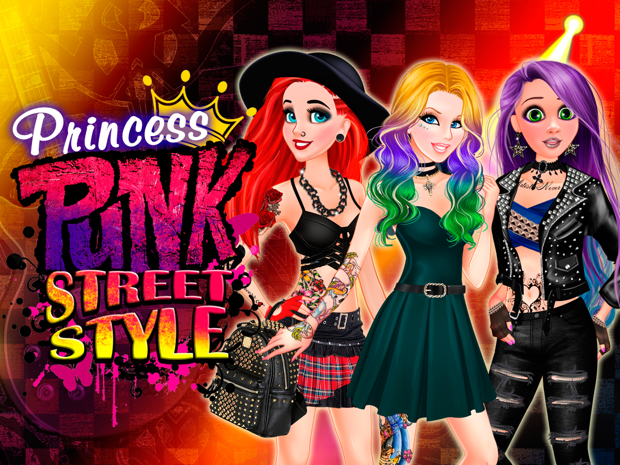 Concours De Style De Rue Punk Princesse